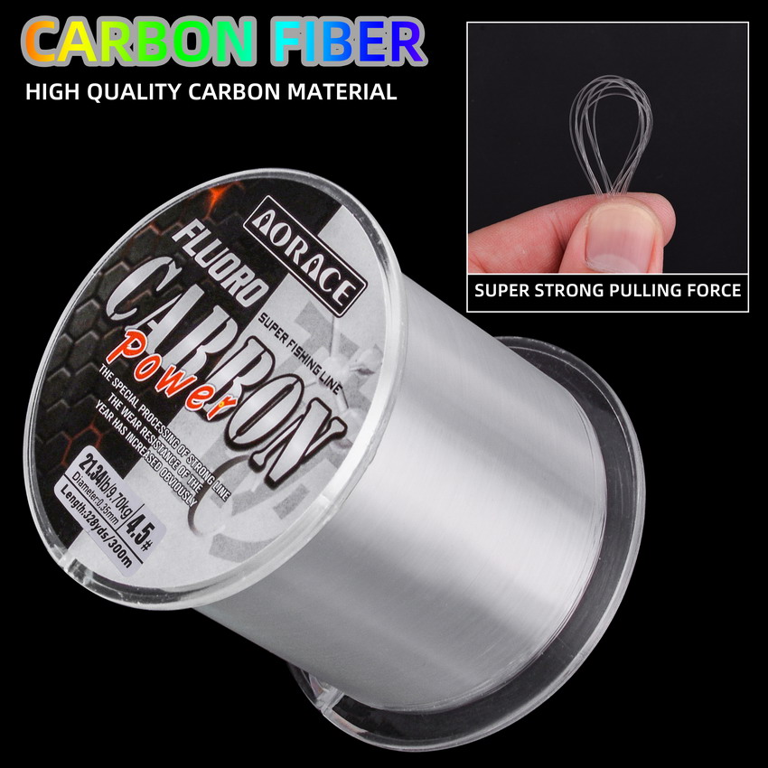 Aorace 300M Fluorocarbon Fishi - Ice Fishing Line ulasan dan harga