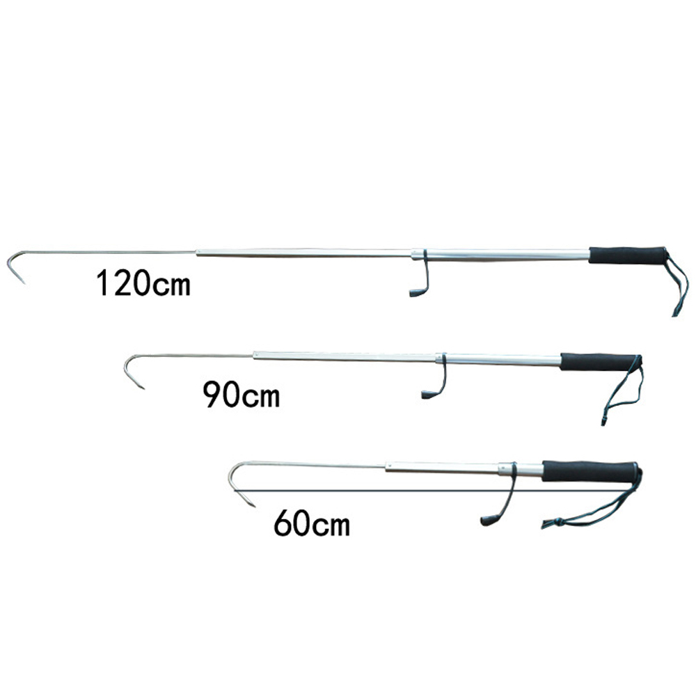 Telescopic Fish Gaff Stainless - Fishing Line Dispenser ulasan dan harga